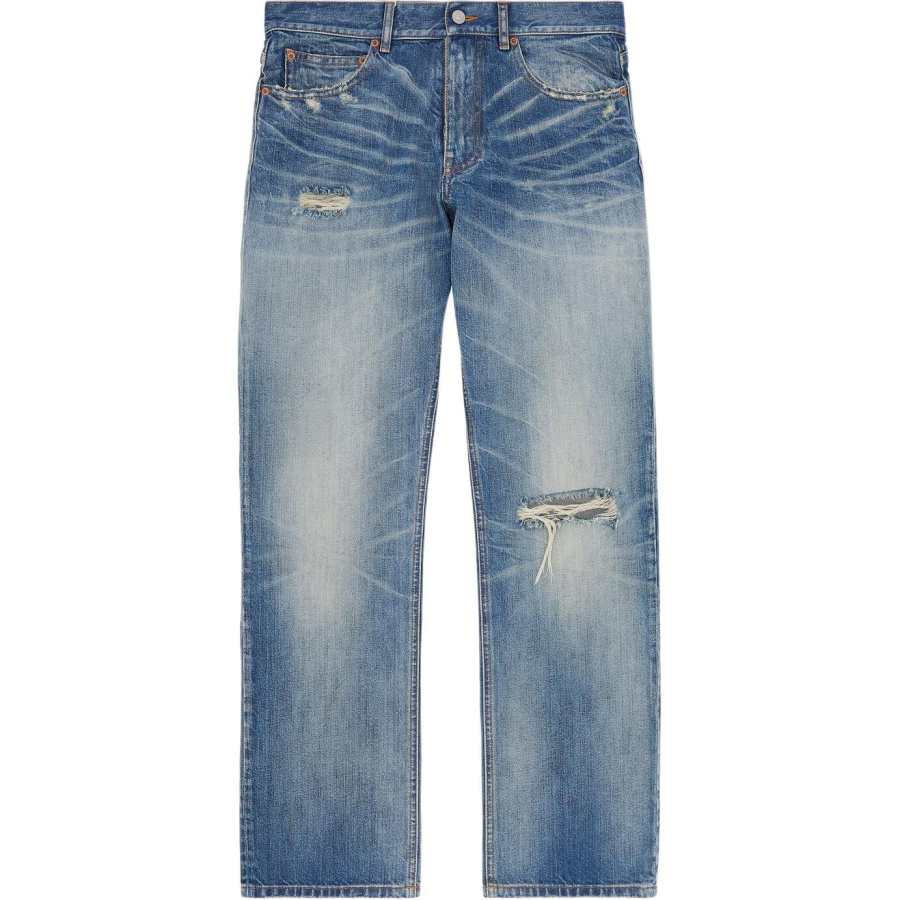 MM6 Maison Margiela Distressed 5 Pocket Jeans