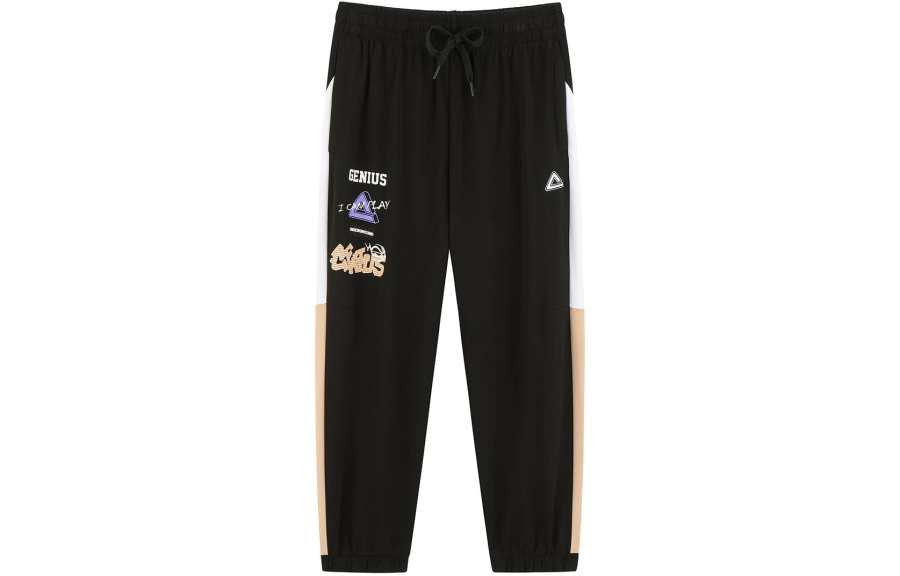 PEAK Basketball Culture Collection Knitted Sweatpants Men's Black