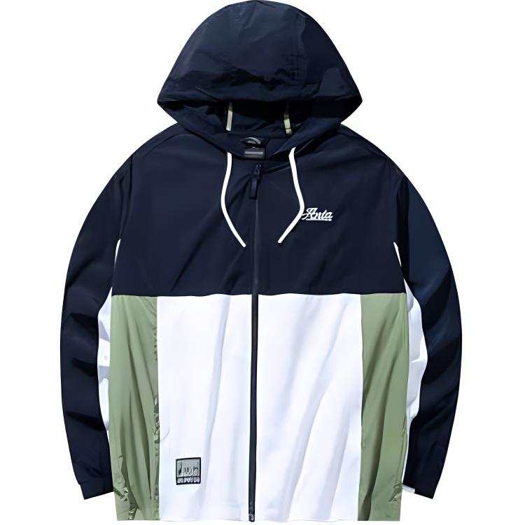 Anta Life Collection Trench Coat Men's Midnight Blue