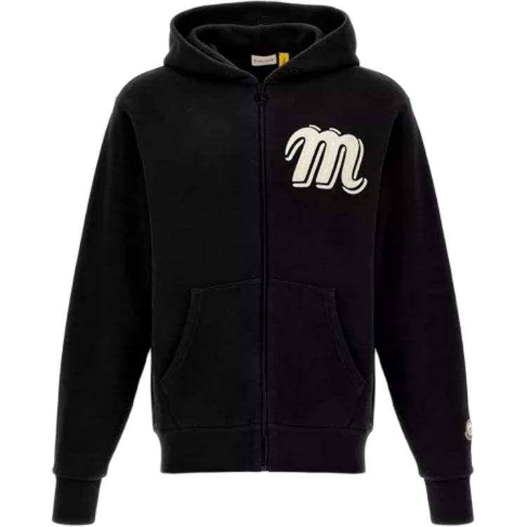Moncler Genius x Mercedes-Benz appliqué zip hoodie