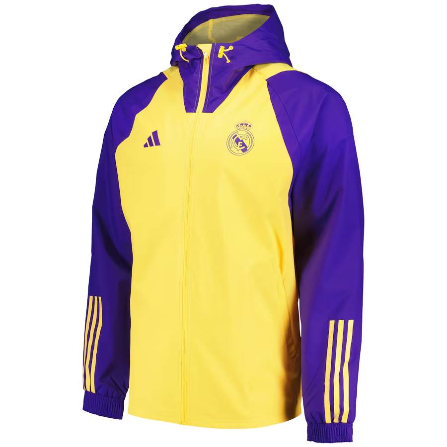 Adidas Adidas Real Madrid Jackets & Coats Unisex Purple Yellow