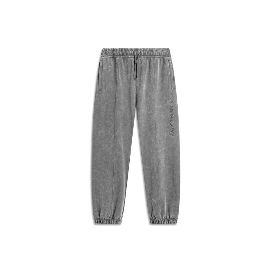 Li-Ning Li Ning Knitted Sweatpants Men's Obsidian Gray