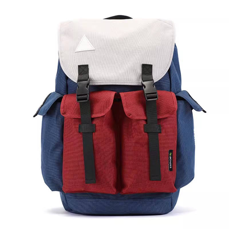 ACROSS ACROSS Polyester Backpack Laptop Bag Regular Unisex Multicolor