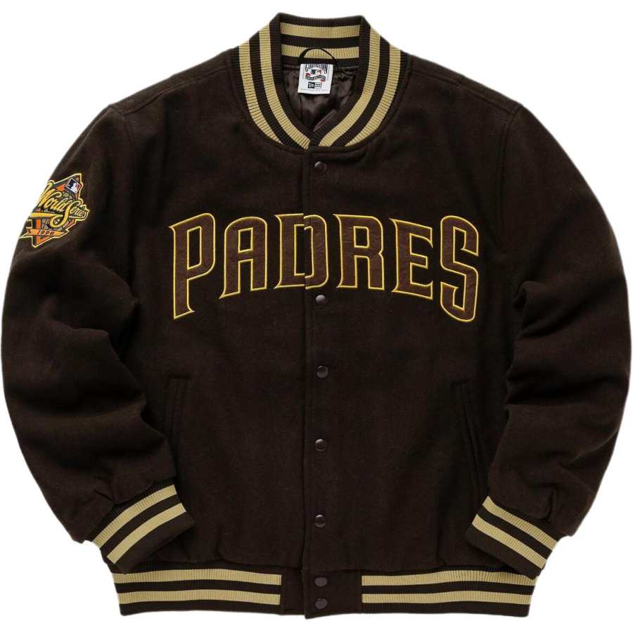 New Era New Era Baseball Jacket Men's Brown