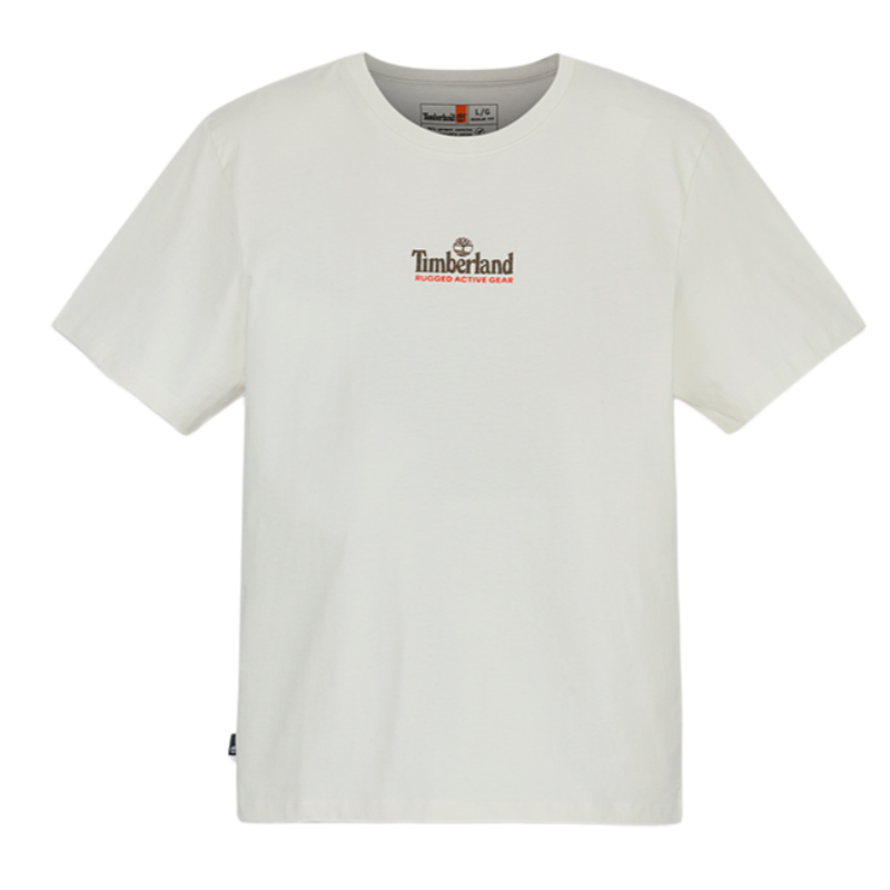 Timberland T Shirt Men's Vintage White