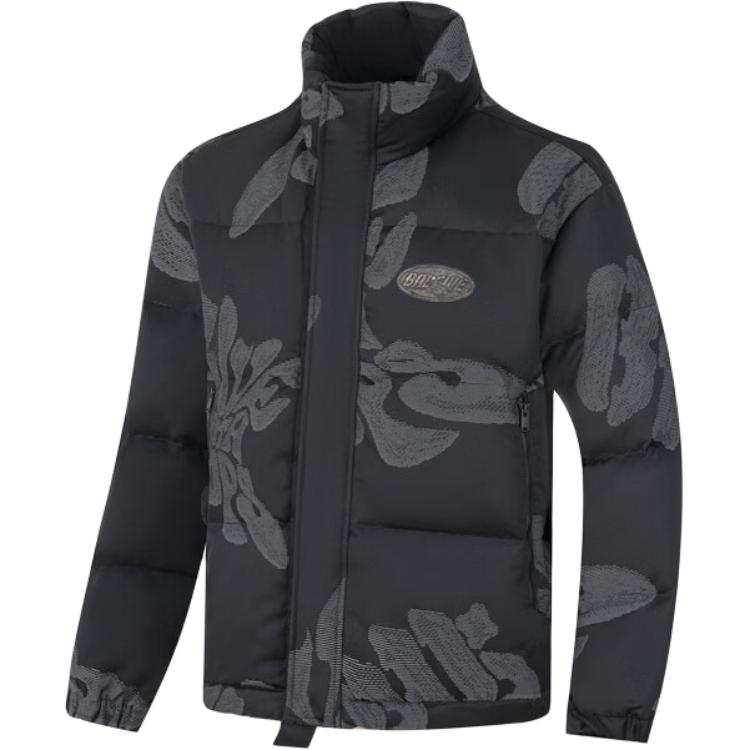 Li-Ning Li Ning Badfive Down Jacket Men's Black Jacquard