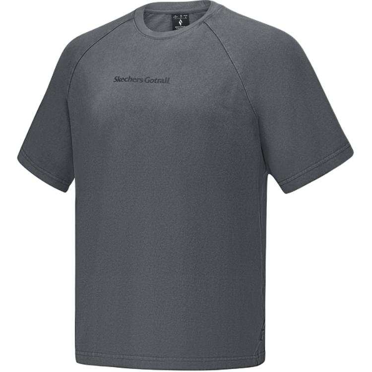 Skechers Sportlife SS25 T Shirt Unisex Washed Black 05RG