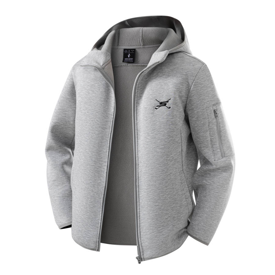 Skechers Sweatshirt Unisex Beige Gray