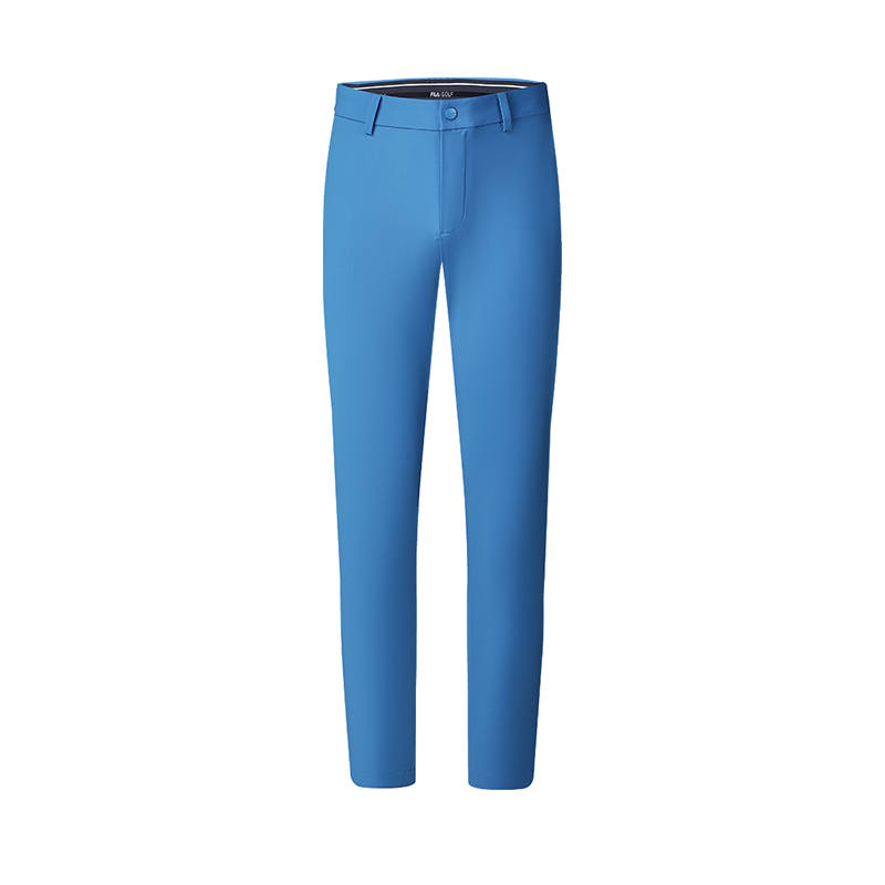 FILA Casual Pants Men's Lake Blue Moderate Straight Fit Pants
