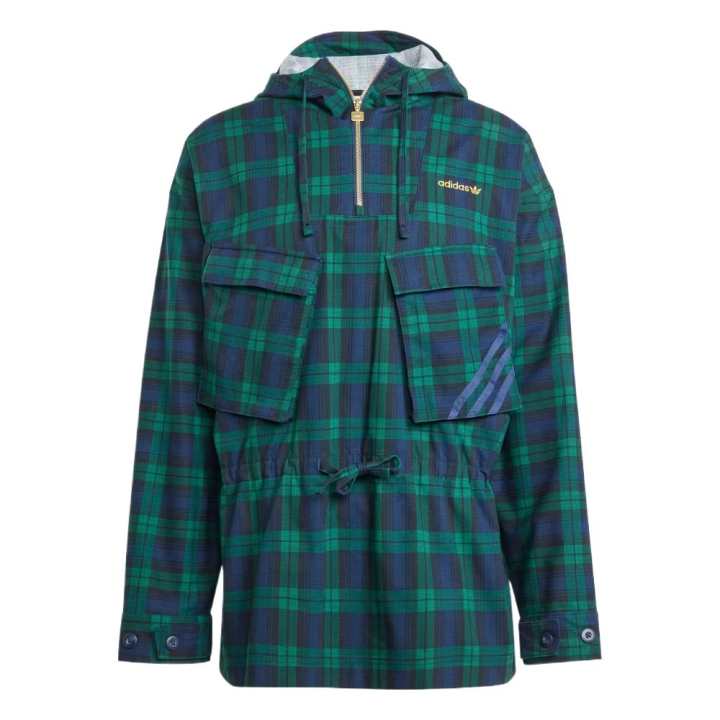 Adidas Adidas plaidpattern hooded jacket