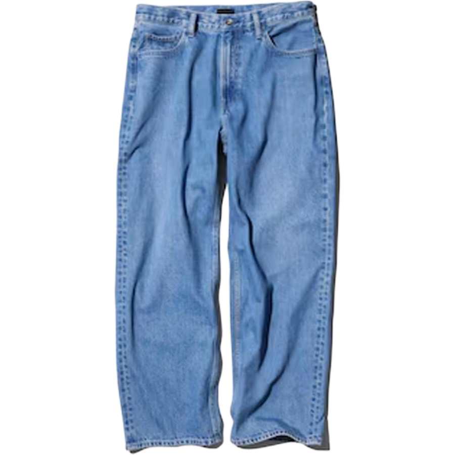UNIQLO Jeans Unisex Lake Blue Moderate Straight Fit Pants