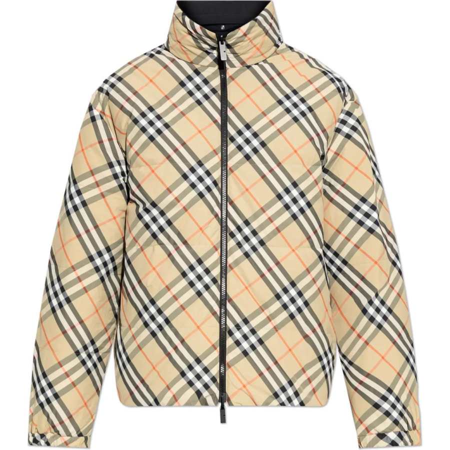 Burberry Burberry Checked Zip Up Reversible Padded Jacket