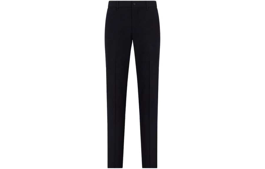EMPORIO ARMANI Suit Pants Men's Black Moderate
