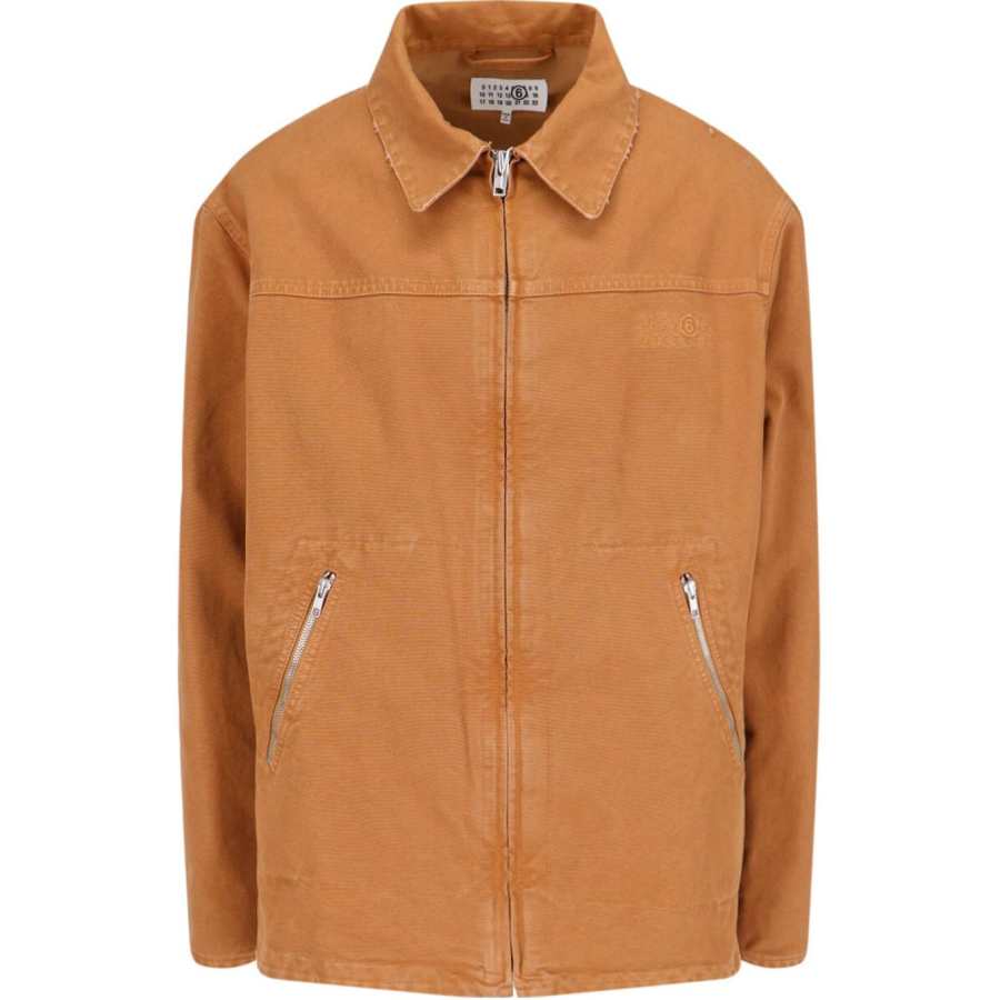 MM6 Maison Margiela Long Sleeved Zip Up Jacket