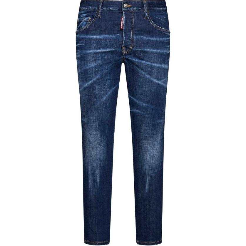 DSQUARED 2 Dsquared2 Logo Patch Straight Leg Jeans