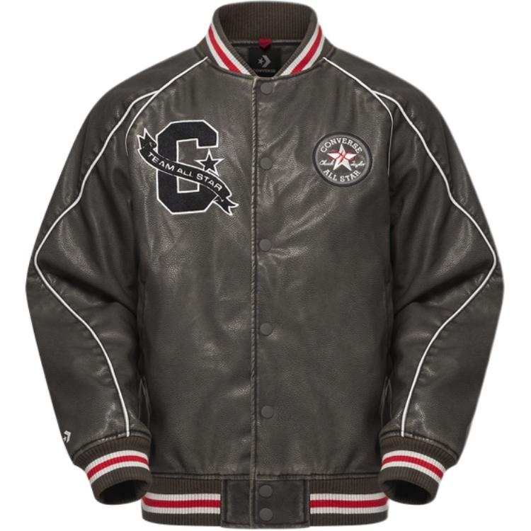 Converse Converse All Star AW24 Baseball Jacket Men's Army Green