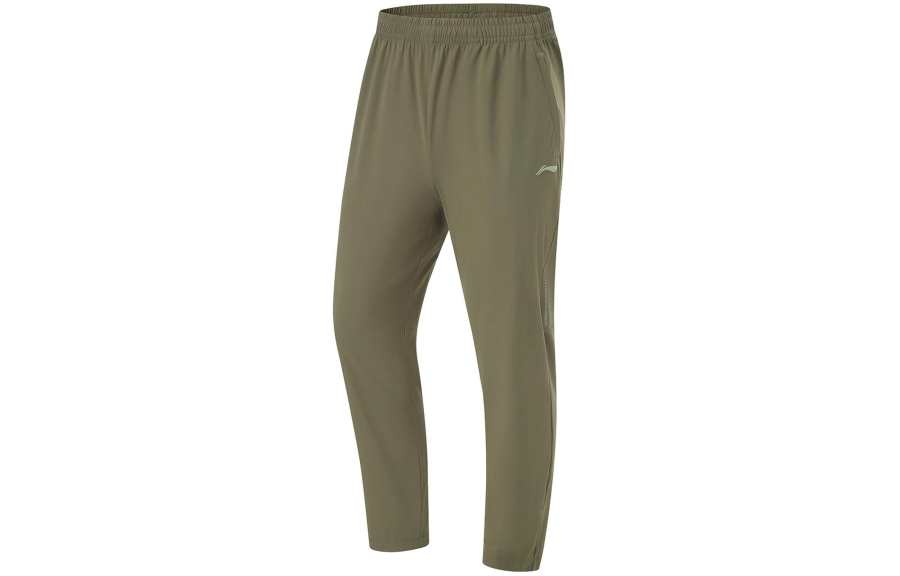 Li-Ning Li Ning Fitness Series Knitted Sweatpants Men's Army Canvas Green
