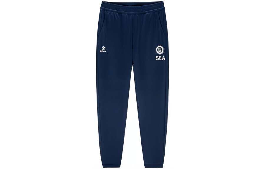 KELME X WIND AND SEA Casual Pants Men's Dark Blue Moderate Cuffed Pants