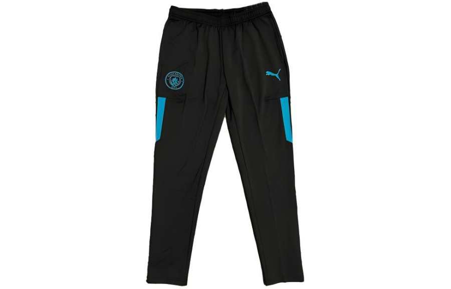 PUMA Knitted Sweatpants Player Edition 21 22 Season, Manchester City Men's Black