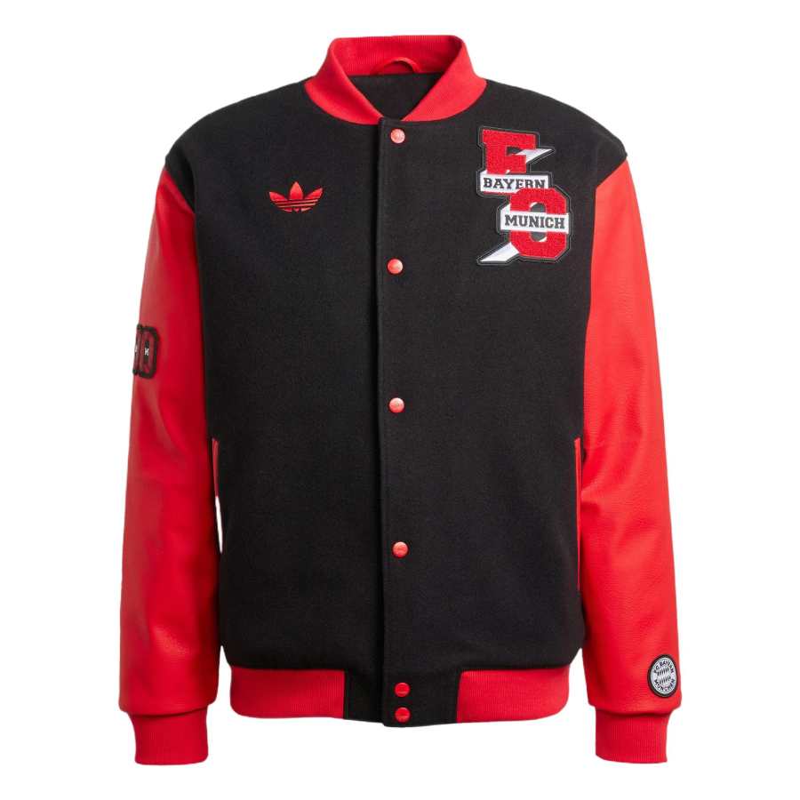 Adidas Originals VRCT FCB Baseball Jacket Unisex Black