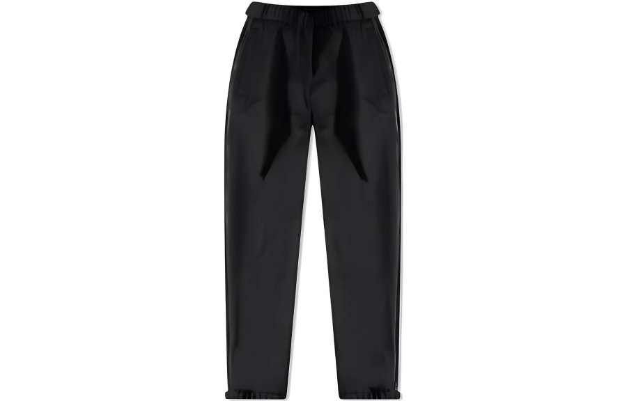 Moncler Casual Pants Men's Black Moderate Straight Fit Pants