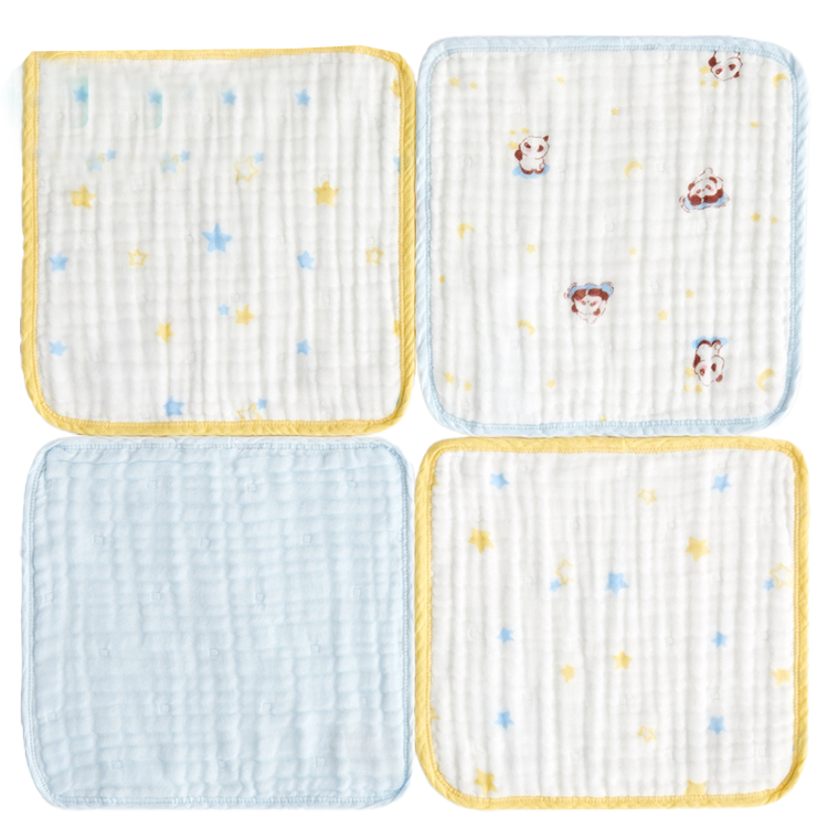 PURCOTTON Moisture Seal Soft Breathable Handkerchiefs For Kids