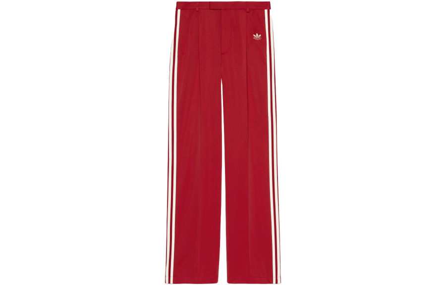 GUCCI x Adidas Originals Casual Pants Men's Red