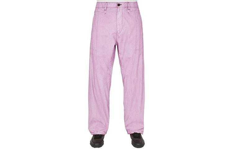 STONE ISLAND SS23 Marina Casual Pants Men's Magenta Moderate Other