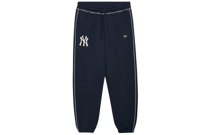 New Era SS24 Knitted Sweatpants Unisex Navy Blue