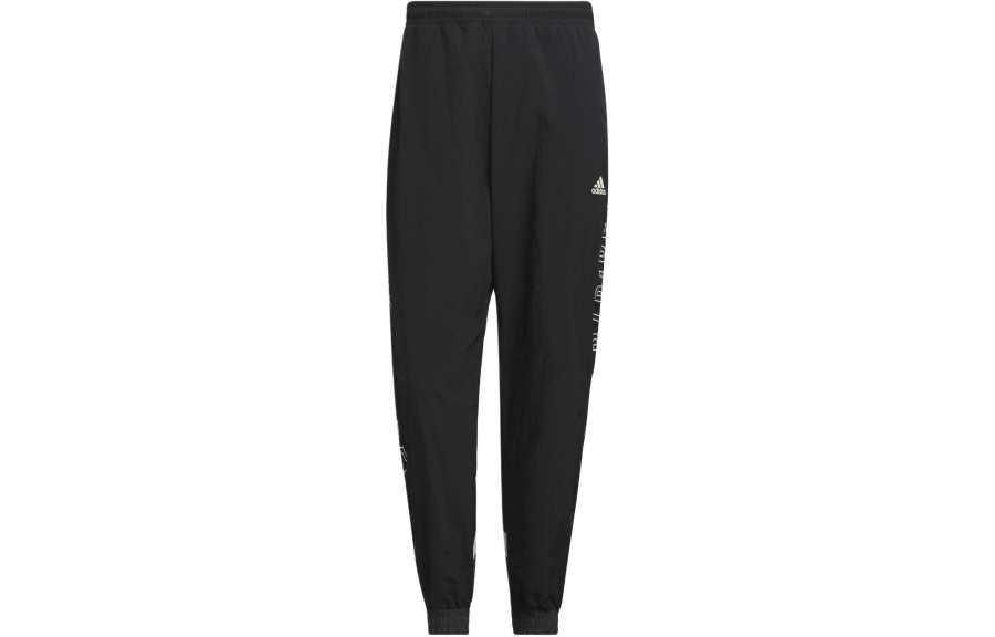 Adidas Adidas Wording Woven Sweatpants Men's Black