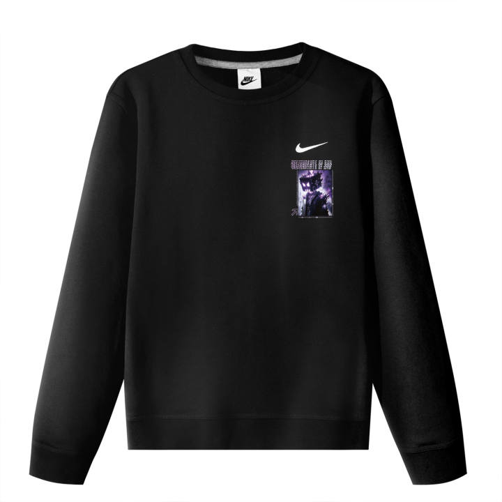 Nike Nike Sweatshirts Unisex Black Crew Neck Moderate Regular