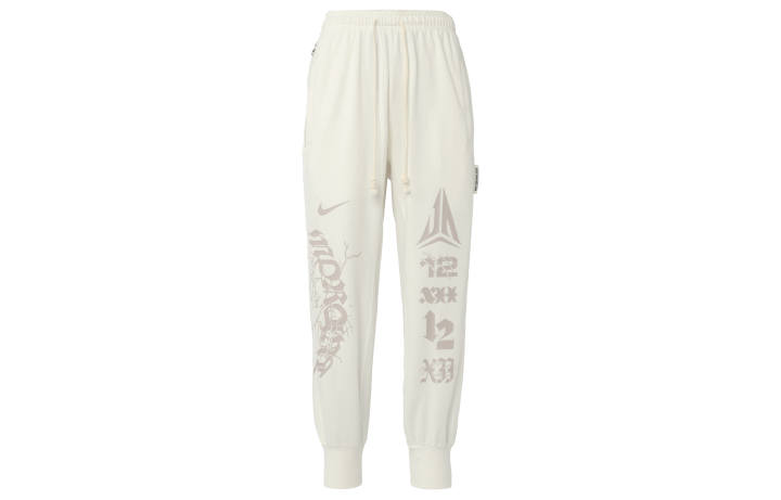 Nike Nike Dri Fit Ja Standard Issue Knitted Sweatpants Men's Sail White