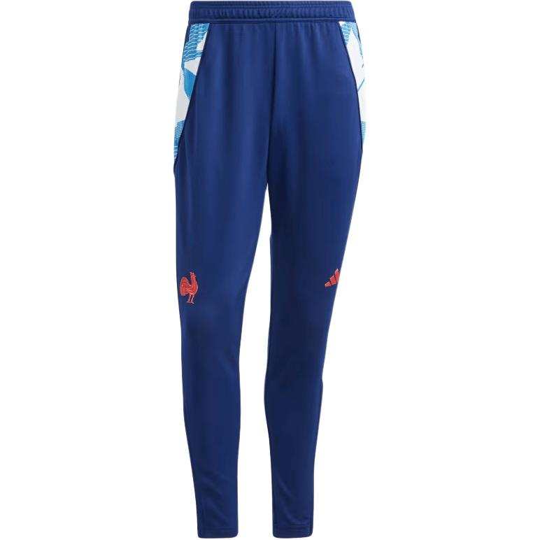 Adidas Adidas RUGBYZ.N.E FW24 Tracksuit Bottoms Vintage Knitted Sweatpants Men's Dark Blue