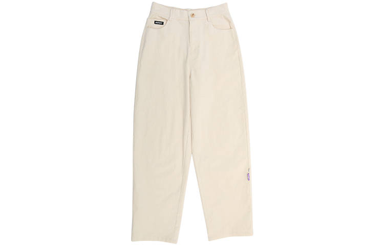 Nerdy Nerdy Moderate Casual Pants Unisex Beige
