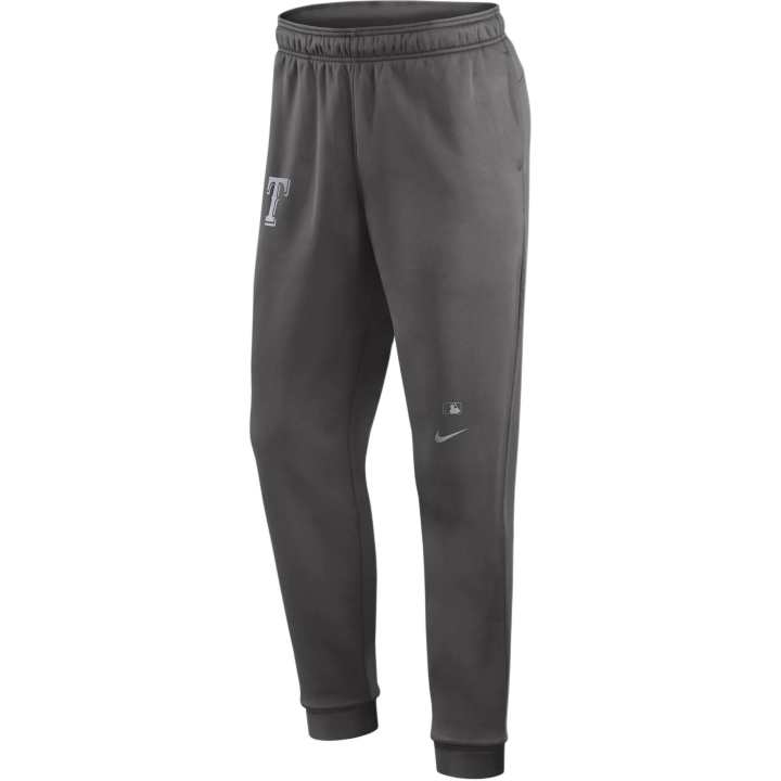 Nike Nike MLB Collaboration Texas Rangers Travel Player Knitted Sweatpants Texas Rangers Men's Gray