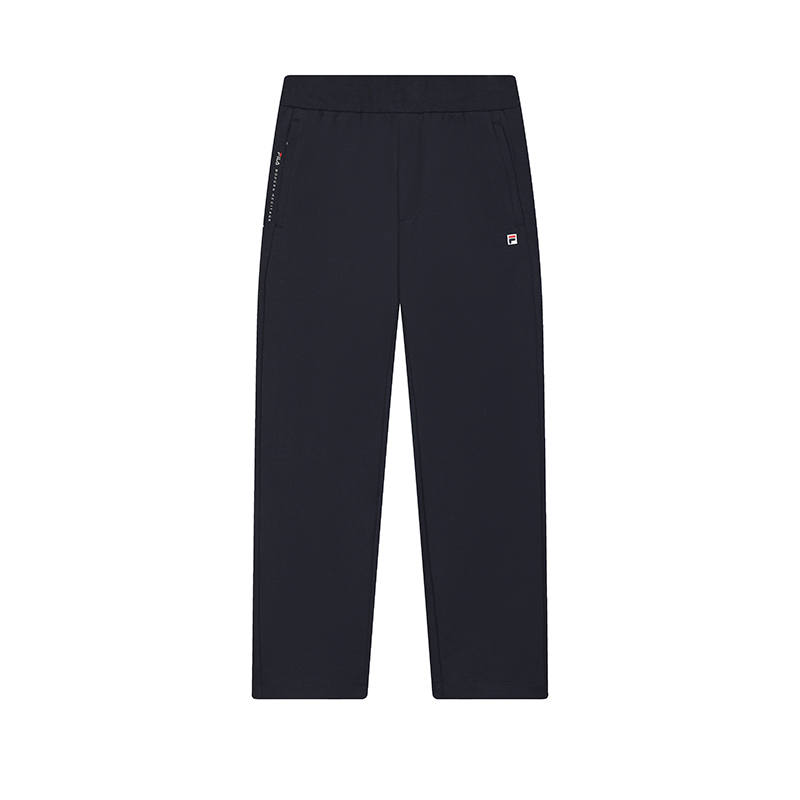FILA Knitted Sweatpants Men's Legend Blue Moderate Straight Fit Pants