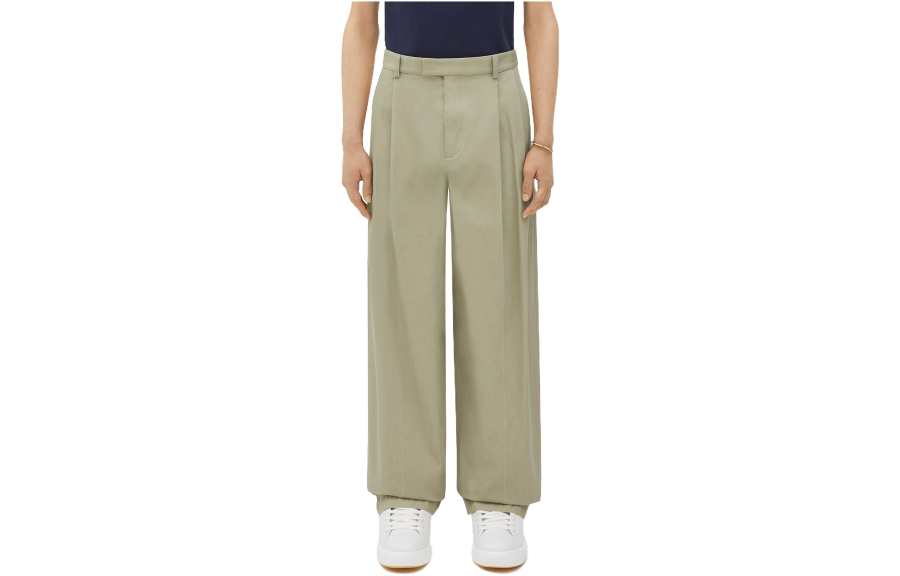 Bottega Veneta Casual Pants Men's Soda Ash Gray