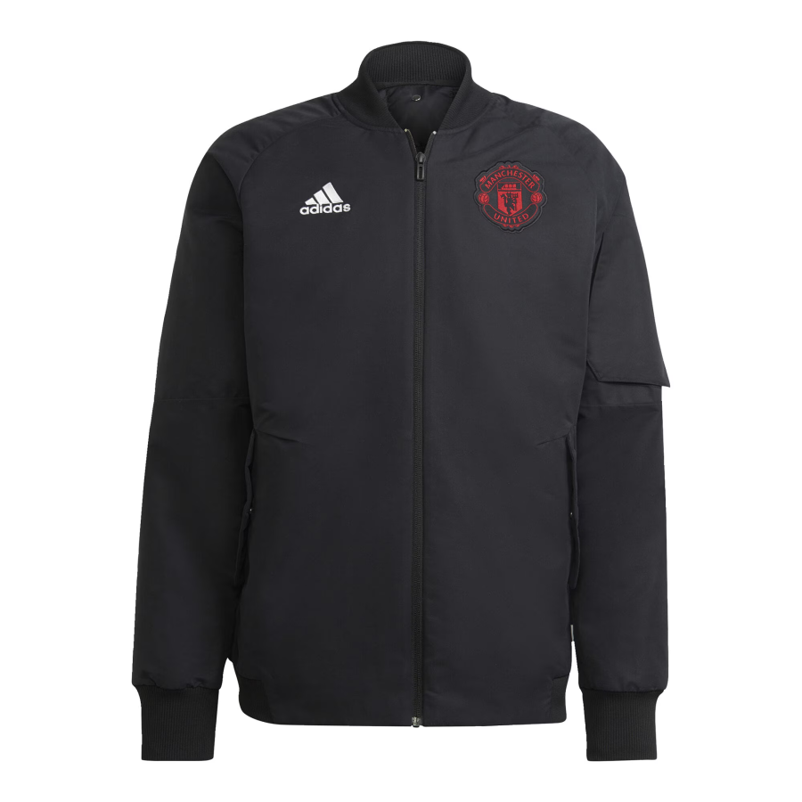 Adidas Adidas Manchester United 22/23 Travel Jackets & Coats Men's Black