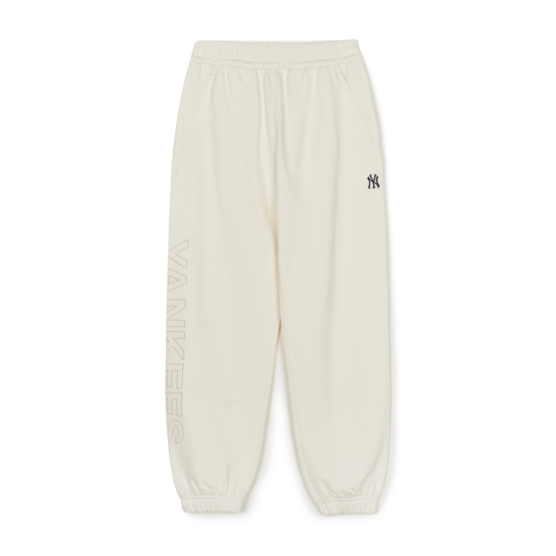 MLB MLB New York Yankees Knitted Sweatpants Unisex Ecru