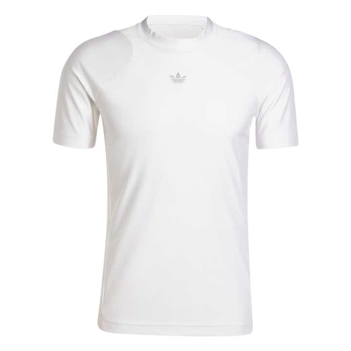 Adidas Adidas T Shirts Men's White Crew Neck Moderate Straight Fit
