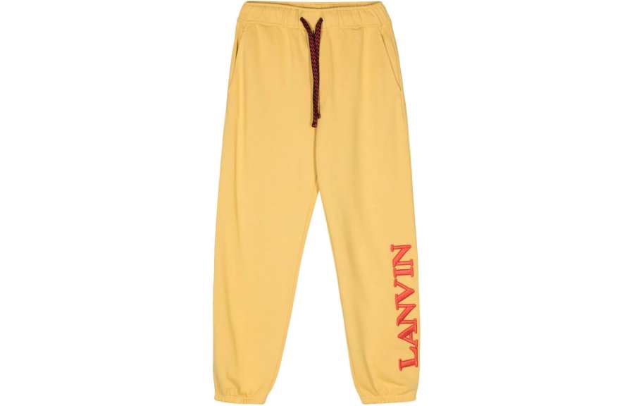 Lanvin Lanvin X Future Logo Embroidered Drawstring Pants