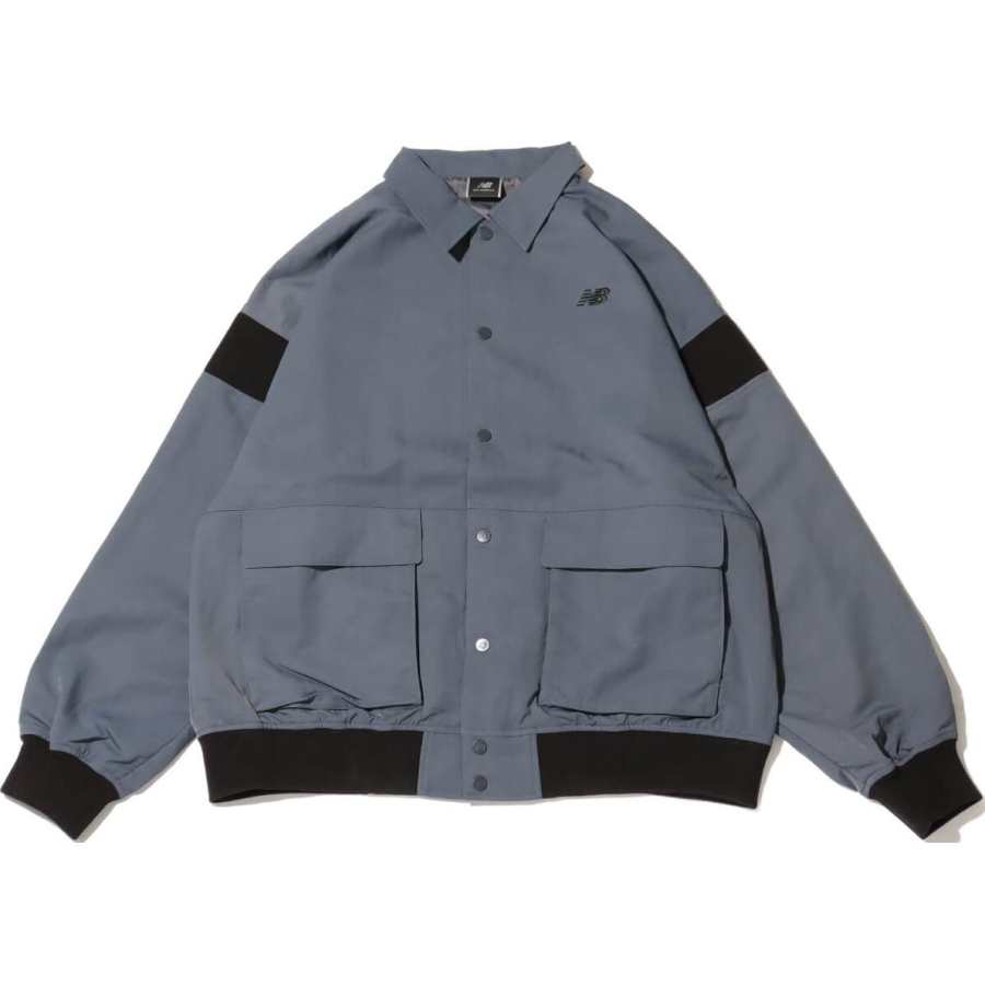 New Balance New Balance New Balance MET24 FW24 Outdoor Workwear Lapel Jackets & Coats Unisex Black Gray