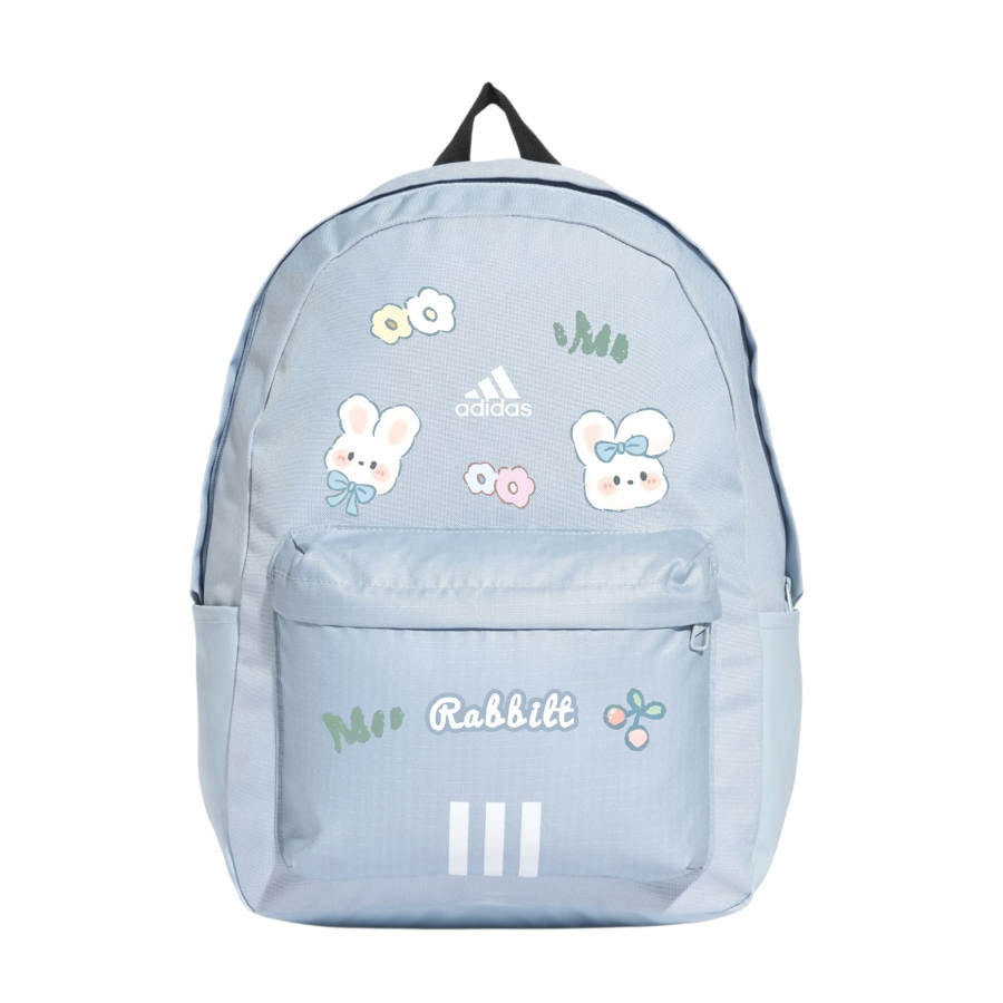 Adidas Adidas Fabric Backpack Women's Light Blue Little White Book