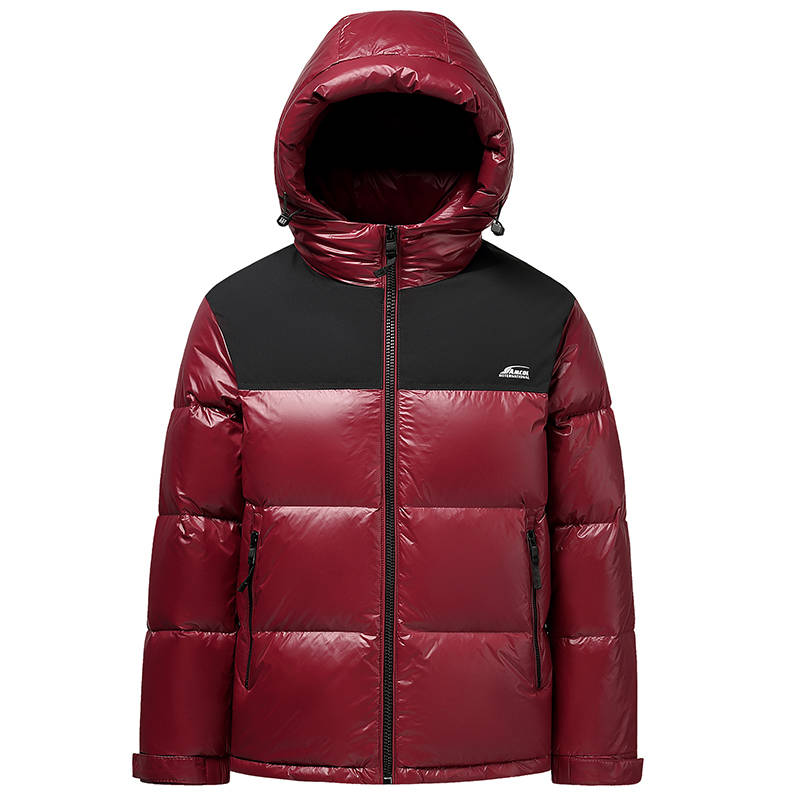 YALU Down Jackets Men's Hooded Thickened Puffer Jacket