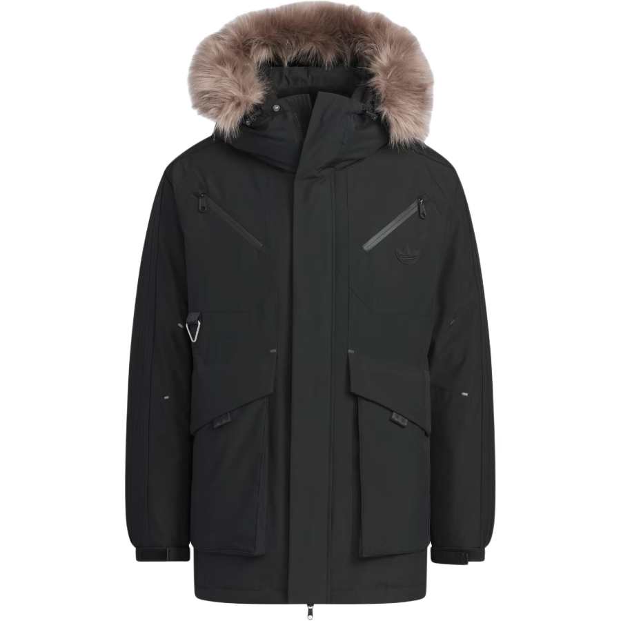 Adidas Originals Trefoil Collection Outfit Down Jacket Men's Black