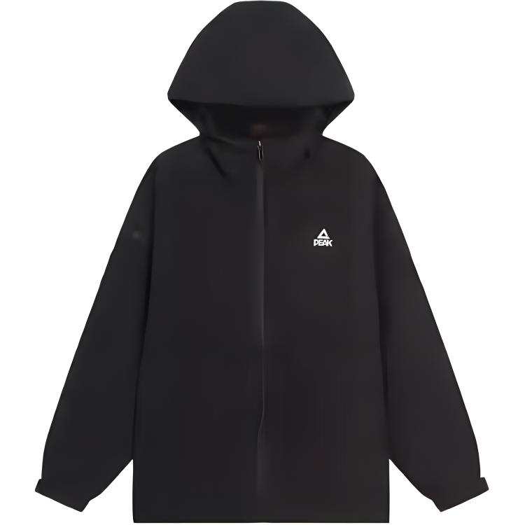 PEAK Trench Coats Men's Black Hooded Moderate Other