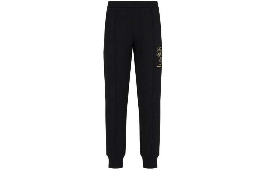 EMPORIO ARMANI Knitted Sweatpants Unisex Black