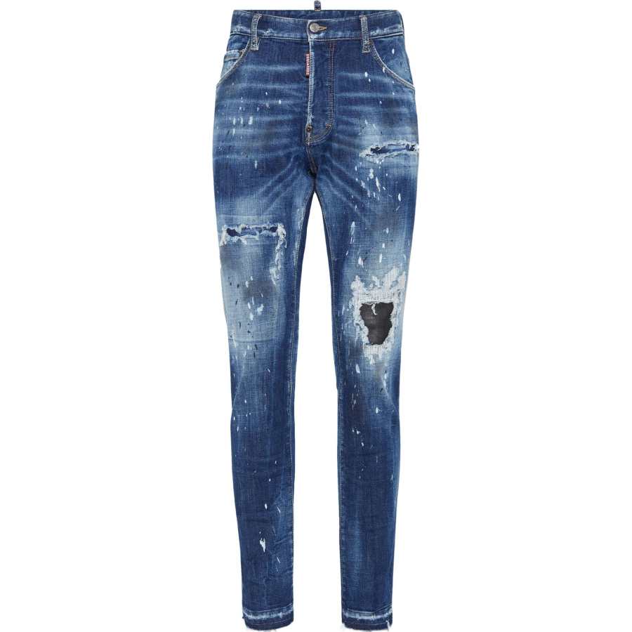 DSQUARED 2 Dsquared2 Medium Ripped Wash Cool Guy Jeans
