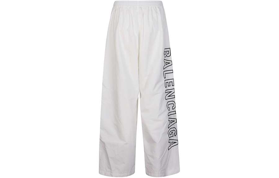 Balenciaga Casual Pants, Loose Fit Men's White