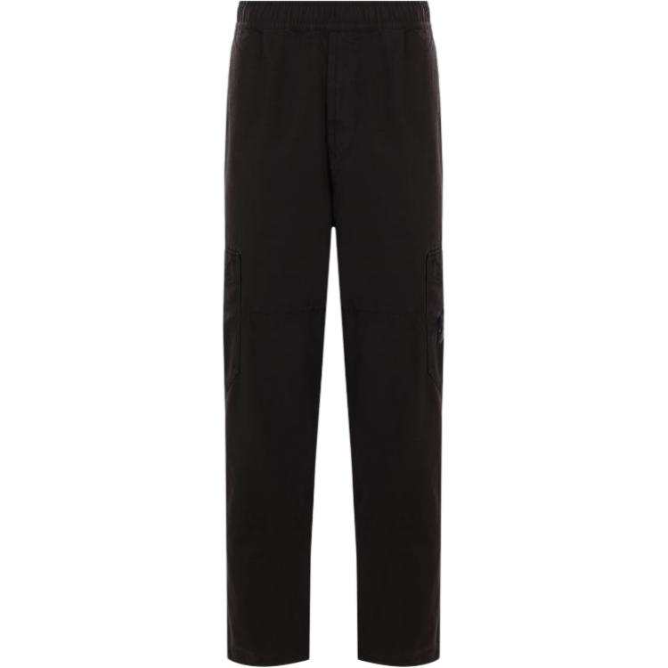 STONE ISLAND Logo Patch Straight Leg Trousers